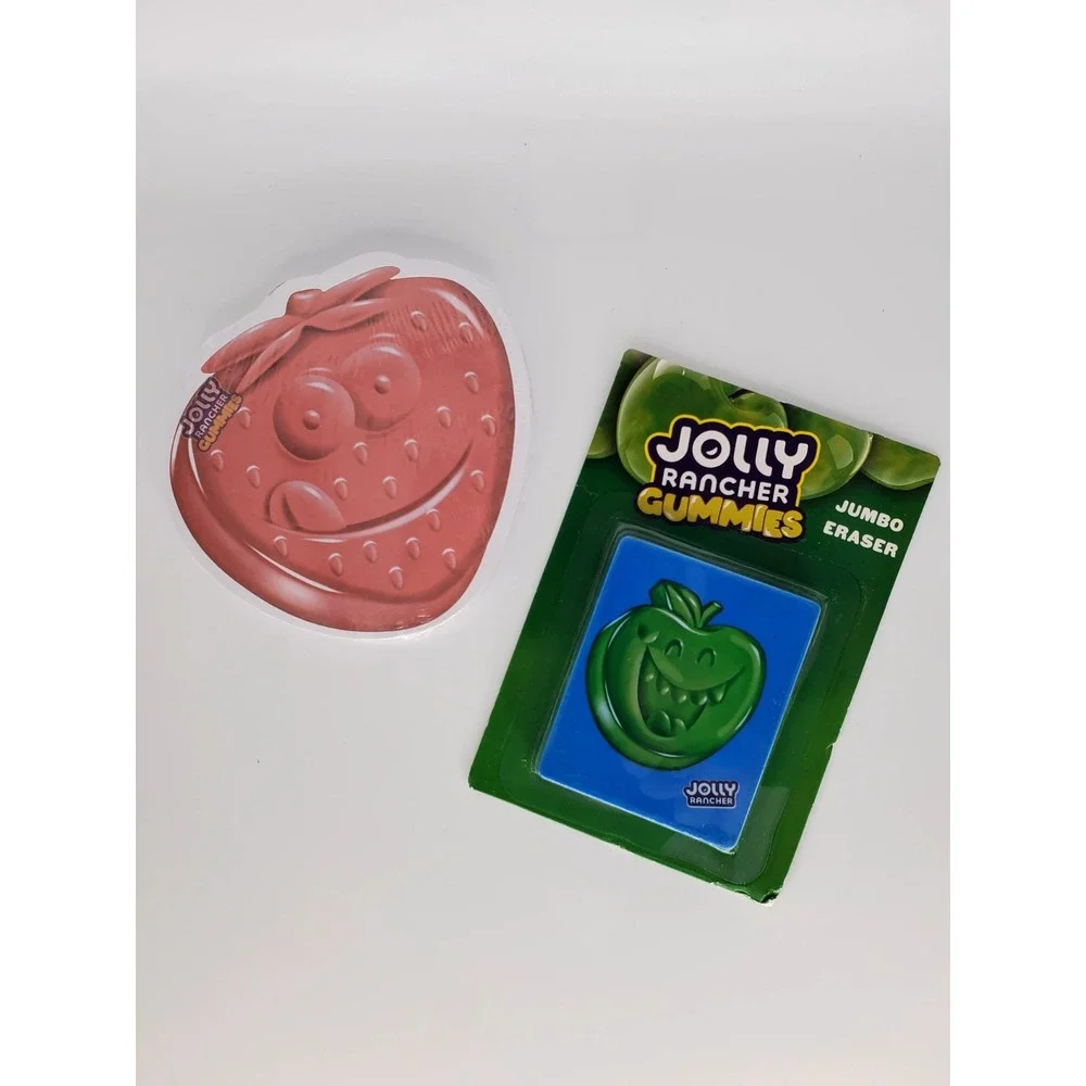 Jolly Rancher Gummies Collectibles Novelty‎ Jumbo Eraser & Sticky Notepad